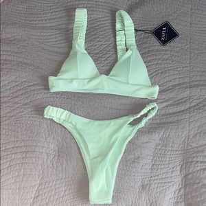 Jessica Stockstill x ZAFUL Mint Bikini
